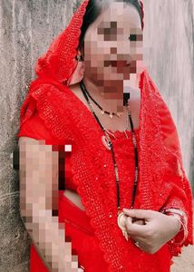 Stunning Red Embroidered Saree