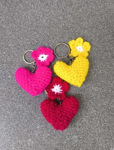Heart Keychain Set of three