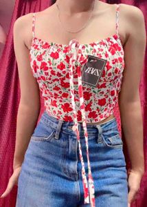 Floral Print Cami Top