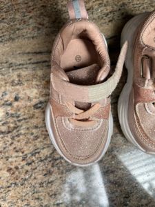 Cute Pink Glitter Sneakers