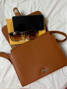 Tan crossbody Bag