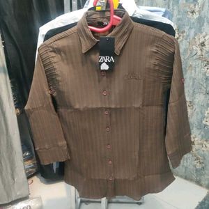 Zara Brown Shirt