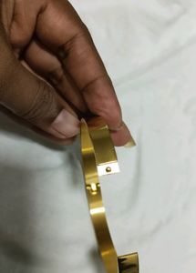 Mens Golden Kada Bracelet