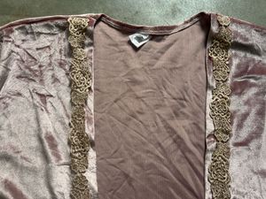 Crushed Velvet Loungewear Set(Camisole and Robe)