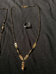 2 Mangalsutra With 2Rings (Combo)🔥