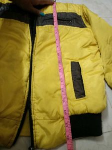 Kids Yellow Winter Jecket For 6-8 Years
