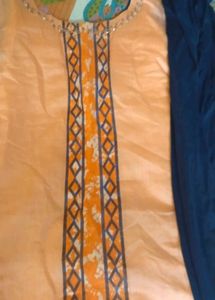 Silk blend Kurti with dupatta