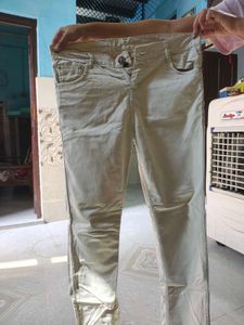 Women's Beige Chinos