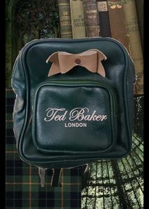 Ted Baker London dark academia Green Backpack