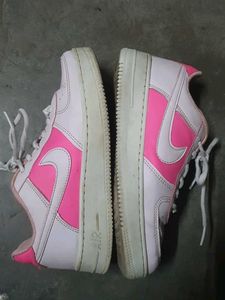 Nike Air Force 1 Pink Sneakers UK5 Original