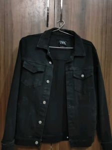 ZARA Black Denim Jacket