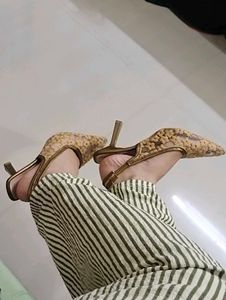 Elegant Mesh Floral Heels