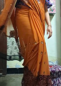 Elegant Saree with Embellishments