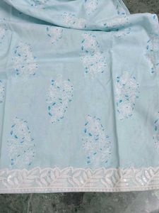 Light Blue Kurta pant Set