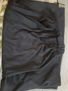 Black silk plazo