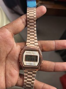 Casio Rose Gold Digital Watch