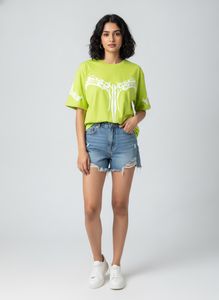 Neon Graphic Print T-Shirt