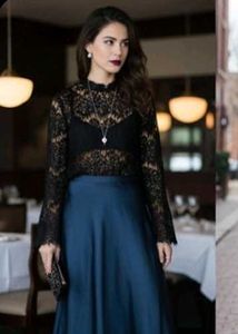 Elegant Black Lace Top