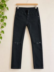 Women's Black Ripped Jeans