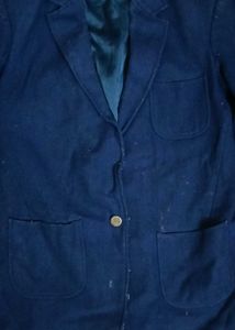 School navy blue blazer