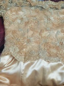 Gold Lace Gown