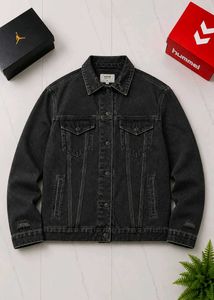 Vintage Black Denim Jacket