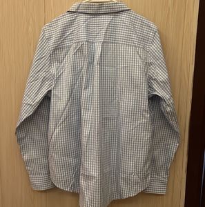LL Bean Blue Gingham Button-Up Shirt
