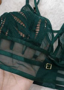 Green Lace Bralette..