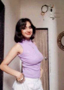 Lavender Mock Neck Sleeveless Top