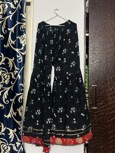 Floral Print sharara and dupatta