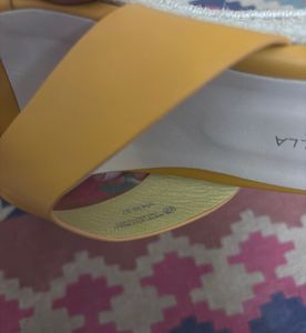 Stylish Yellow Flat Sandals