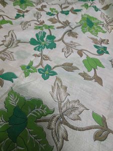 Beautiful Floral Print Dupatta with Golden Edge