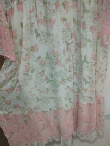 Sheer Floral Maxi Dress