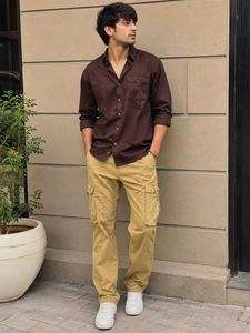 Khaki Utility Cargo Pants