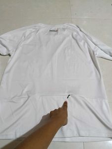 Men's White Long Sleeve Graphic T-Shirt