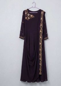 Elegant Embroidered Anarkali Gown