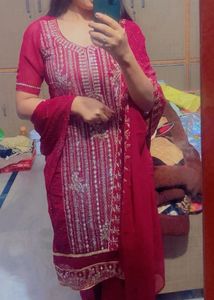 pant style suit with duppata