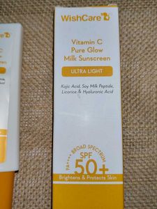 WishCare Vitamin C Milk Sunscreen SPF 50+