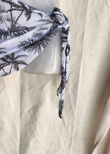 Tropical Print Swim Skirt Cover-Up