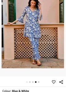 NAINVISH Women Co-ord Set. Cotton Blend Co-Ord Set