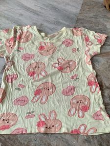 Cute Banana &amp; Bunny Pajama Set