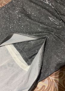 Sparkling Grey Maxi skirt