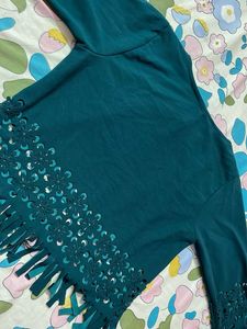 beautiful green cut out top for women’s 😍