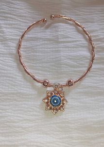 Rose Gold Evil Eye Bracelet