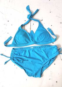 Turquoise Blue Bikini Set Bust 32-34-36