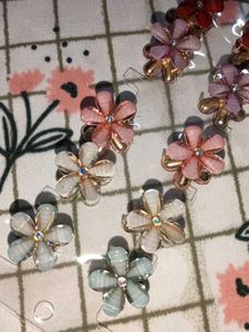 Cute Mini Flower Hair Claws - Set of 12