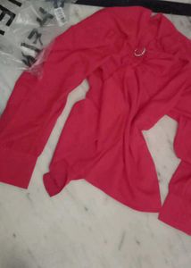 Shein relaxed fit puffed sleeve top