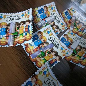 diwali 🎇 10 card 🅰️envelope