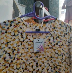 Floral Print Tunic Top