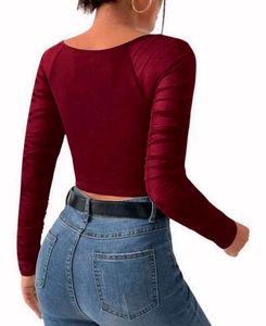 Beautiful Sleeve Maroon Top👈🏻♥️